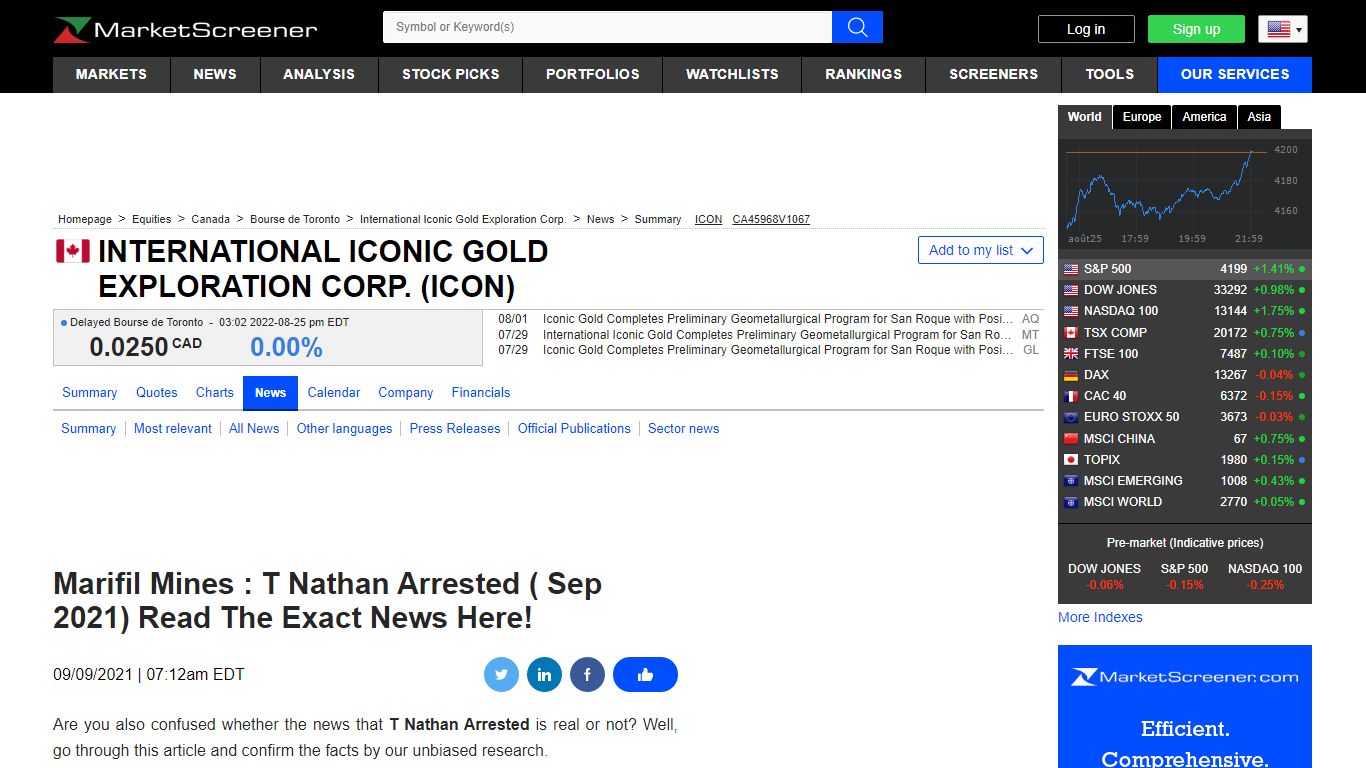 Marifil Mines : T Nathan Arrested ( Sep 2021) Read The Exact News Here ...