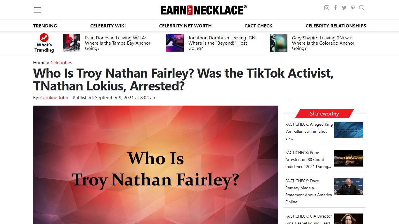 Who Is Troy Nathan Fairley? Was the TikTok Activist, TNathan Lokius ...