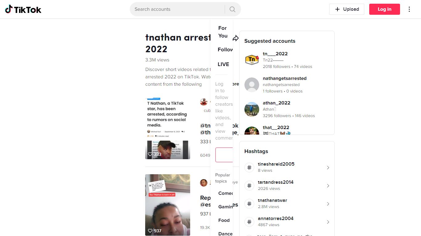 Discover tnathan arrested 2022 's popular videos | TikTok